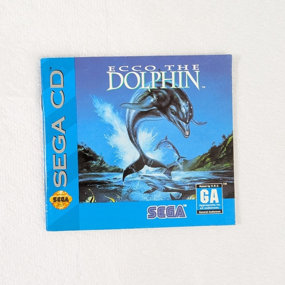 ❤️ SEGA CD Ecco The Dolphin Game Booklet Manual